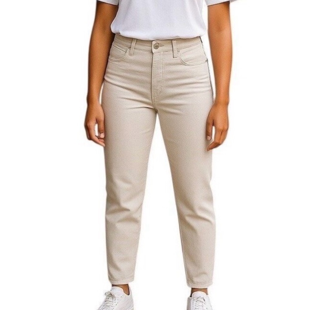 Paige White Verdugo Crop Denim Jean Size 28
